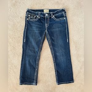 L. A. IDOL denim capris